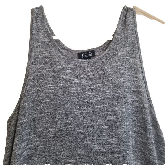 A.N.A Sleeveless Dress Womens Heathered Textured Medium A-lined - Picture 3 of 3